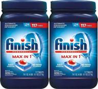 finish charged dishwasher detergent 110 count logo