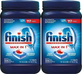 img 2 attached to Finish Charged Dishwasher Detergent 110 Count