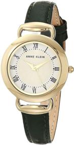 img 4 attached to ⌚ Вечная элегантность: Женские часы Anne Klein с кожаным ремешком, AK / 3830