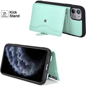 img 2 attached to JM JUST MUST iPhone 11 Pro Wallet Case + Crossbody Strap - Leather Protective Cover with Credit Card Holder for iPhone 11 Pro 5.8 inch