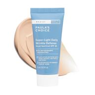 🌞 paula's choice resist super-light daily wrinkle defense spf 30 matte tinted face moisturizer: uva & uvb protection for oily skin - travel size logo