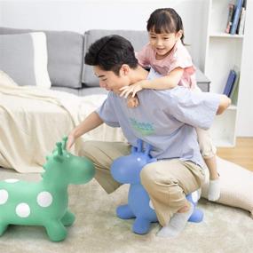 img 2 attached to 🦒 Inflatable Giraffe for Toddlers- ROBUD Brings Bouncy Fun!
