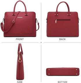 img 3 attached to Dasein Leather Handbags Shoulder Satchel Women's Handbags & Wallets for Totes