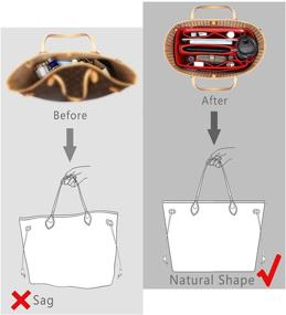 img 1 attached to Neverfull Lighting Organizer Handbag: Perfect Women's Accessories for Organization