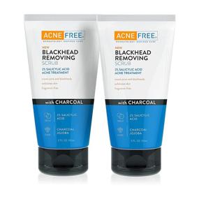 img 4 attached to AcneFree Blackhead Scrub Bundle - 2 Pack, 10 oz