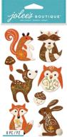 🦔 adorable ek success ek jolee's boutique large woodland felt animals: crafters' delight! logo