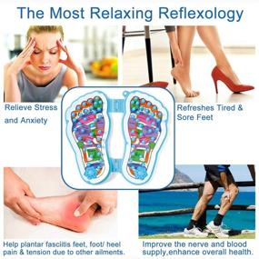 img 1 attached to FENGO Acupressure Foot Massager: Relieve Foot & Heel Pain, Soothe Plantar Fasciitis, Arthritis, Neuropathy, & More with Reflexology. Best Relaxation Gift for Men & Women.