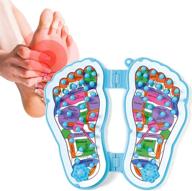 fengo acupressure foot massager: relieve foot & heel pain, soothe plantar fasciitis, arthritis, neuropathy, & more with reflexology. best relaxation gift for men & women. logo