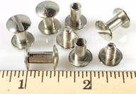 chicago screws plain pcs silver sewing logo