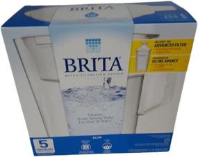 img 4 attached to Brita 5C Slim Pitcher White