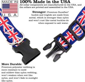 img 3 attached to Buttonsmith Union Jack Dog Collar