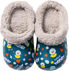 img 4 attached to CERYTHRINA Slippers Lightweight Non Slip Waterproof Boys' Shoes and Clogs & Mules