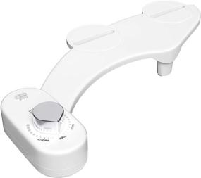 img 3 attached to Squatty Potty Refresh-it Fresh Water Bidet Attachment for 🚽 Toilet Seats - Dimensions: 17 x 4.5 x 9.8 inches