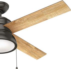 img 1 attached to Hunter Loki Indoor Ceiling Fan with 🔵 LED Light and Pull Chain Control, 52-inch, Noble Bronze