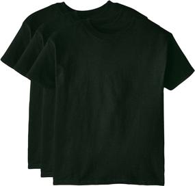 img 2 attached to 👕 Hanes Big Boys' 3-Pack of Short Sleeve Beefy Tees