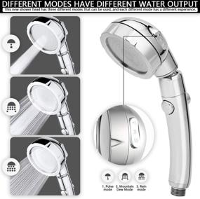 img 2 attached to High Pressure Detachable Shower Head with 360° Rotation - Adjustable Handheld Showerhead with ON/OFF Switch, 3 Spray Modes, Ideal for RV Camper Bathroom Shower