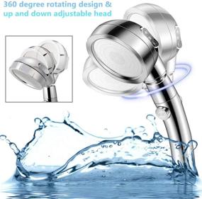 img 3 attached to High Pressure Detachable Shower Head with 360° Rotation - Adjustable Handheld Showerhead with ON/OFF Switch, 3 Spray Modes, Ideal for RV Camper Bathroom Shower