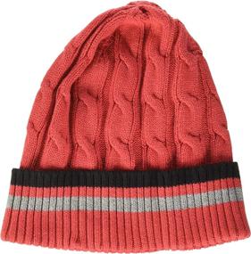 img 3 attached to Soft Cotton Cable Knit Beanie for Men - Amazon Brand Goodthreads