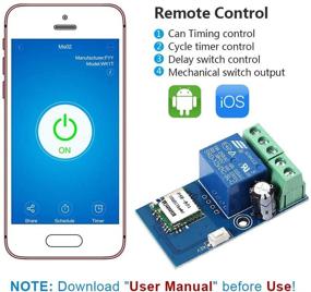 img 3 attached to 🔒 Upgraded WHDTS Self Locking Momentary Inching Compatible Switch