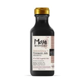 img 4 attached to 🌋 Deep Cleanse Your Hair with Maui Moisture Detoxifying + Shampoo - Volcanic Ash, 13 Fl Oz