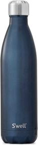 img 4 attached to 🥤 S'well Stainless Steel Water Bottle - Blue Suede 17 fl oz - Vacuum-Insulated, Keeps Drinks Cold for 36 Hours & Hot for 18 - BPA-Free, Perfect for On-the-Go