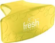 🍃 eco-friendly bowl clip - citrus scented, 12-pack by fresh products logo