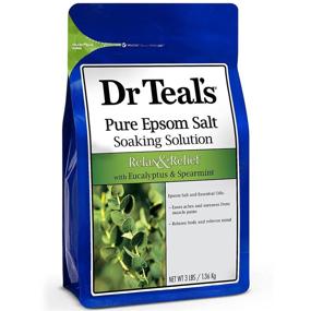 img 4 attached to 🛀 Dr Teal's Epsom Salt Soaking Solution: Relax & Relief with Eucalyptus and Spearmint - 3lbs