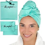 hair towel curl scrunching set logo