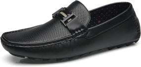 img 4 attached to Ultimate Comfort and Style with Faranzi Driving Moccasins Loafers for Men - Top-quality Shoes and Slip-Ons