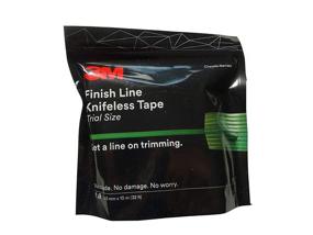 img 1 attached to 🔪 3M Finish Line Knifeless Tape KTS-FL2: Trial Size in Green, 3.5mm x 10m - No Blades Cutting Tape for Precise Finishing