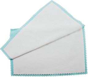 img 3 attached to 💎 Blitz Premium XL 2-Ply Jewelry Cleaning Cloth: Tarnish Inhibitor for Gold, Silver, Platinum - Made in USA, Eco-Friendly - 1-Pack, Blue