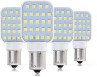 🔆 enhance your rv interior with 4 pack leisure led rotating bulb – super bright 312 lumen, cool white, 24-smd camper trailer lamp bulb (4-pack) logo