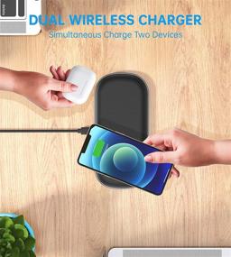 img 2 attached to Dual Wireless Charger Fast Charging Portable Audio & Video