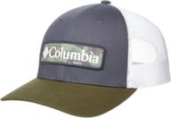 columbia little charcoal heather circle boys' accessories in hats & caps logo