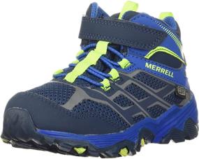 img 4 attached to 🥾 Лидер продаж детских походных ботинок Merrell Moab FST Mid с альтернативной застежкой на молнии: идеальный комфорт и долговечность