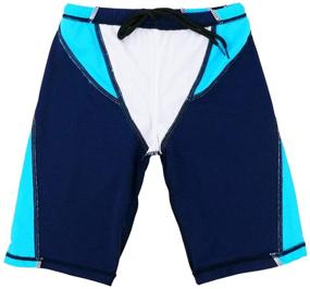 img 1 attached to 🩳 Aivtalk Swimsuit Drawstring Waistband Swimshorts: Premium Boys' Clothing for Aquatic Adventures