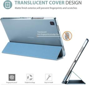 img 2 attached to 📱 ProCase Galaxy Tab A7 Case 10.4 Inch (SM-T500/T505/T507), SkyBlue Protective Stand Cover for 2020 Samsung Tab A7 Tablet