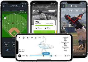 img 3 attached to 🔥 Blast Baseball Swing Analyzer with Instant Feedback, Progress Tracking, Video Capture, 3D Swing Tracer - App Enabled for iOS and Android (900-00040)