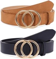 yanstar double ring womens belts women's accessories for belts logo