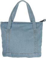 lightblue yunzh shoulder handbag: stylish women's handbags & wallets for shopping and totes logo