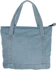 img 4 attached to Lightblue Yunzh Shoulder Handbag: Stylish Women's Handbags & Wallets for Shopping and Totes