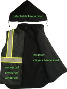 img 2 attached to Visibility Reflective Waterproof Windproof Insulated Occupational Health & Safety Products for Personal Protective Equipment