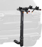 🚲 ikuram r 2 bike rack bicycle carrier racks hitch mount foldable rack for cars, trucks, suvs, and minivans with 2" hitch receiver logo