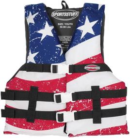 img 4 attached to 🌟 SportsStuff Stars and Stripes Life Jacket: Child, Youth, and Adult Sizes