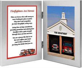 img 1 attached to 🚒 Honoring Your Favorite Fireman: Firefighter Gift with Heroic Poem and Frame - Add Photo for a Memorable Tribute