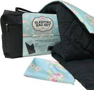 🌸 sugar lulu sweet dreams sleeping bag & carry case: secret garden - embrace a dreamy slumber logo