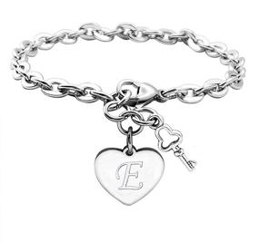 img 4 attached to Bracelets Engraved Bracelet Stainless Christmas