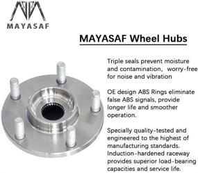 img 2 attached to MAYASAF Bearing Assembly Non ABS Infiniti