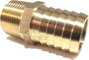 img 2 attached to EDGE INDUSTRIAL Straight Brass Fitting Hydraulics, Pneumatics & Plumbing