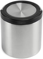 🔒 klean kanteen tkcanister 32oz: durable and versatile for all your storage needs logo